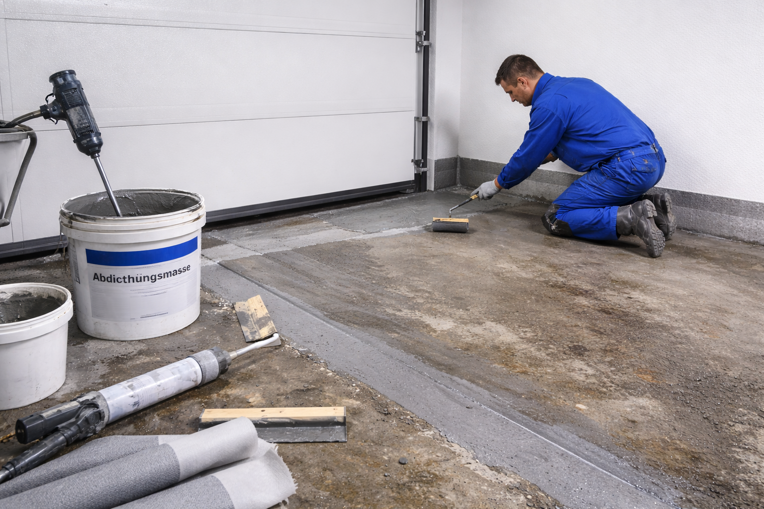 Garagenboden abdichten