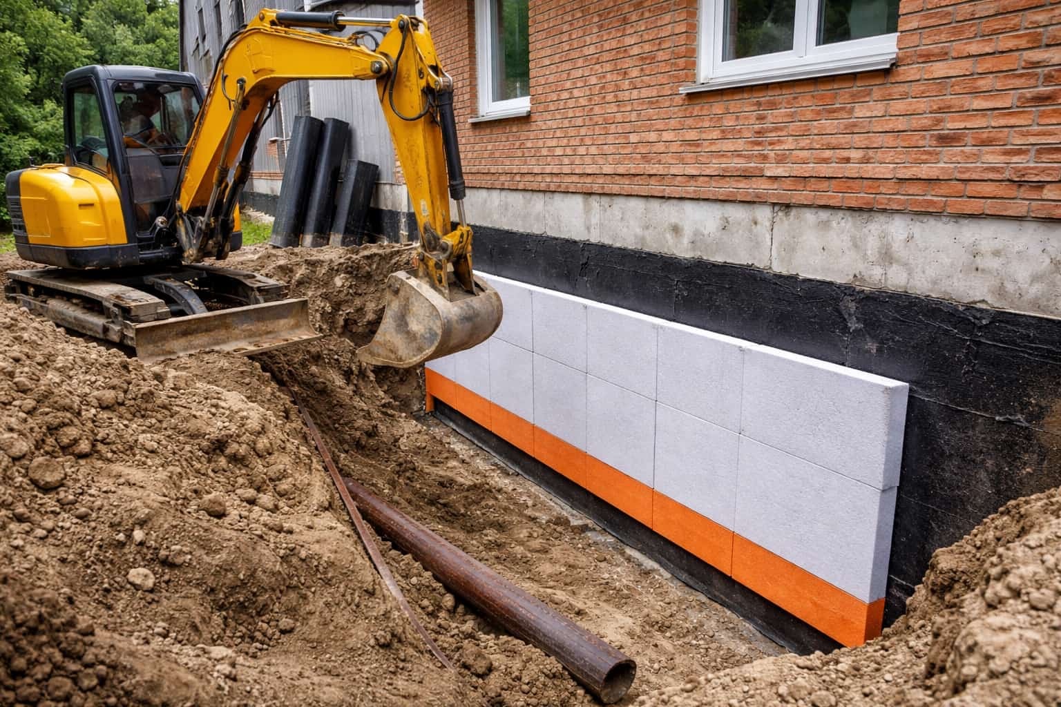 Abdichtung von Aussen